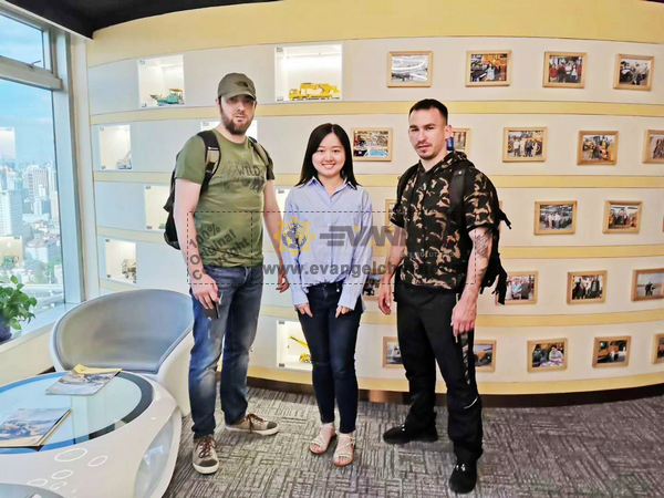 Russia Cients Visited EVANGEL Office