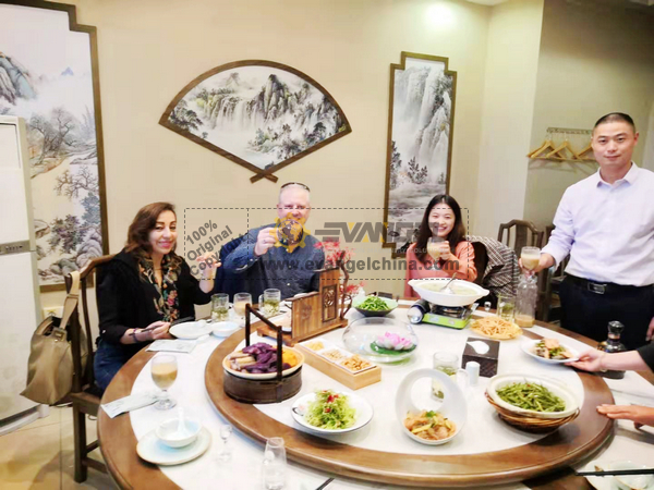 Ameican Client Visited HELI Factory