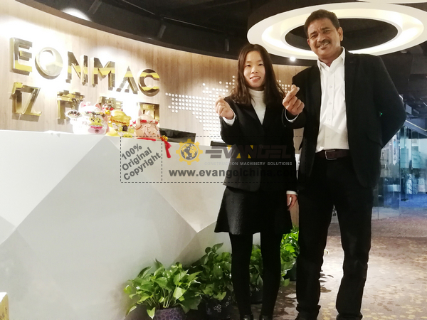 Sudan Clients Visited Evangel Office for Construction Machinery