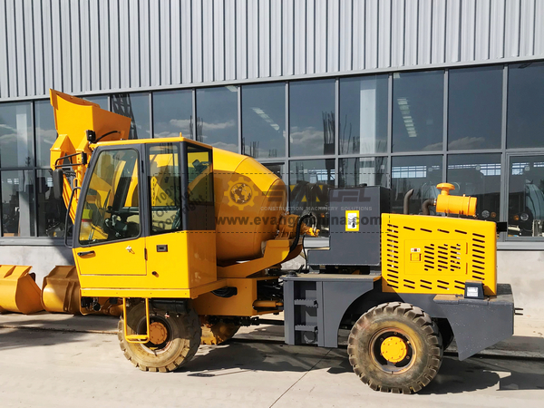 Self-Loading Concrete Mixer 