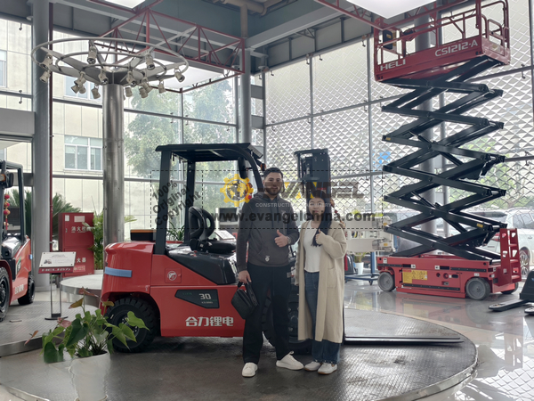 Algeria Client Visited EVANGEL Office & HELI Factory