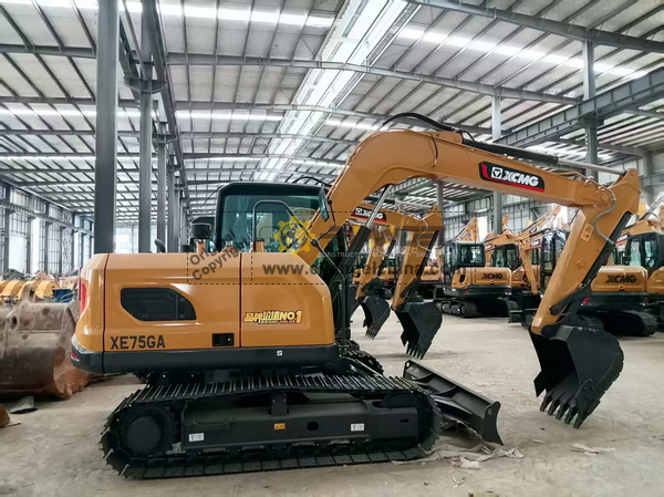XCMG XC7-TV12 Skid Steer Loaders & 6 XCMG XE75GA & 6 XE60GA Excavators